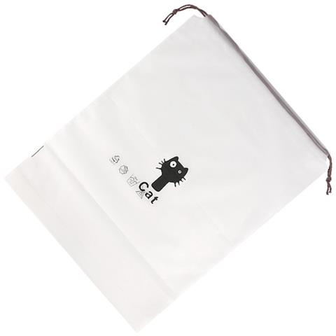 Sacchetti Portaoggetti Trasparenti In Tessuto Non Tessuto (confezione Da 10) Modello Gatto - Foto 2