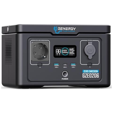Centrale Elettrica Portatile Gze0206, 256wh / 600w. Generatore Solare /power Station - Foto 1