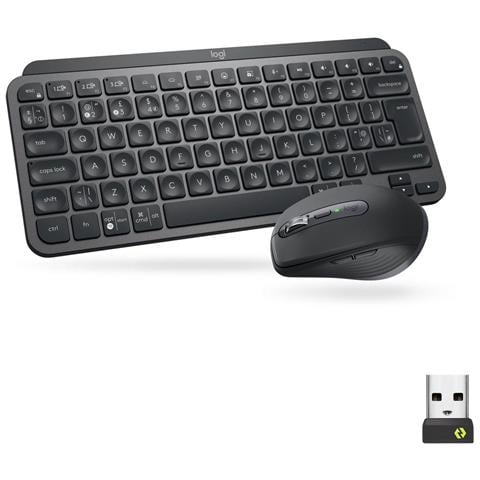 Tastiera e Mouse Bluetooth 5099206104020  (Layout US International) Colore Grafite - Foto 1
