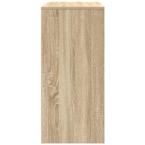 Scarpiera Rovere Sonoma 57x34x76 cm in Legno Multistrato - Foto 2