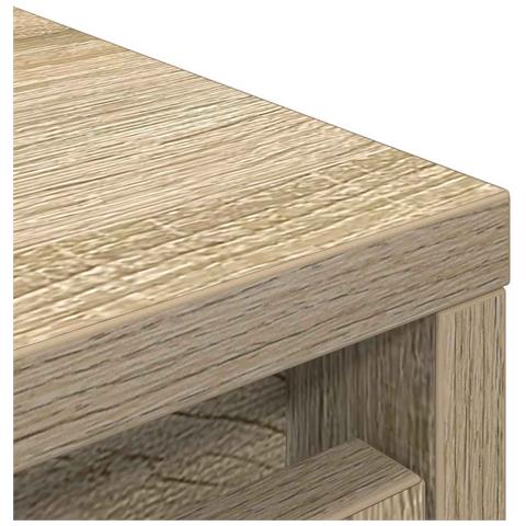 Scarpiera Rovere Sonoma 57x34x76 cm in Legno Multistrato - Foto 9