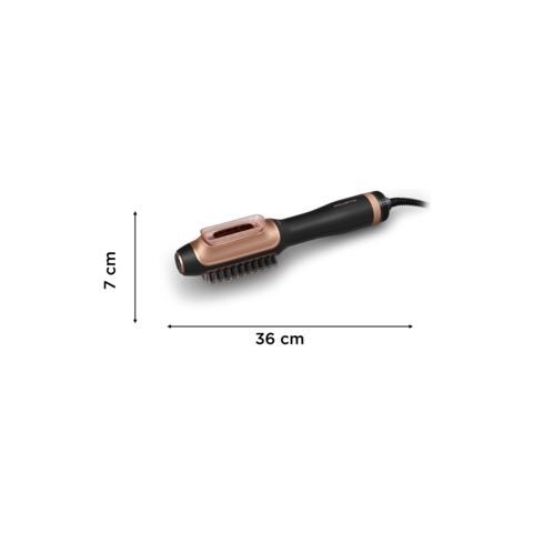 CF9840F0 messa in piega Spazzola ad aria calda Caldo Nero, Rame - Foto 4