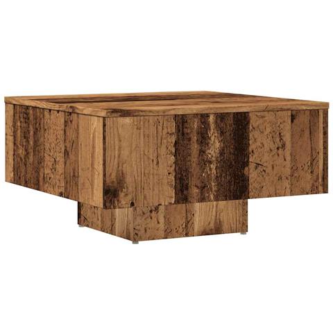 Tavolino Salotto Legno Antico 60x60x31,5 Cm Legno Multistrato - Foto 2