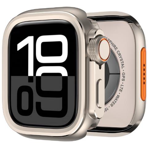 Custodia In Metallo Robusta Per Apple Watch Series 10 46mm Silver - Foto 2