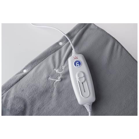 CT10 scaldaletto Coperta elettrica 100 W Grigio Tessuto - Foto 4