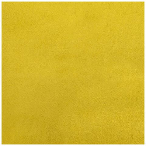 Chaise Longue Massaggi con Cuscino a Rullo Giallo in Velluto - Foto 9