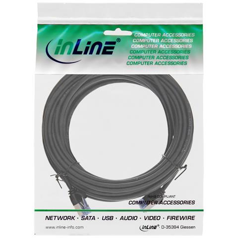 Cavo Rete Lan, U /FTP Slim, Cat. 6A, nero, 7,5m - Foto 3