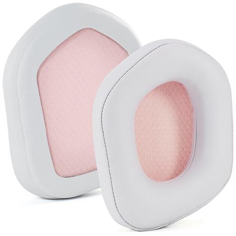Cuscinetti Auricolari Di Ricambio Per Cuffie Logitech G533 G335 G733, Xiberia K03s K03 (2 Pezzi) White - Foto 1