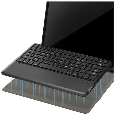 Tastiera Qwerty Bluetooth Ipad Pro 12.9 Air 13 Custodia - Foto 2