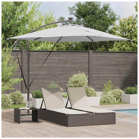 Ombrello a bilanciere a forma di banana Sabbia - Foto 2