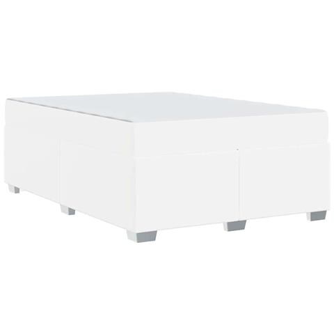 Struttura del letto Bianco 140 x 200 cm Pelle sintetica - Foto 9