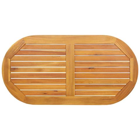 Piano del tavolo Marrone 110 x 55 x 2 cm - Foto 1