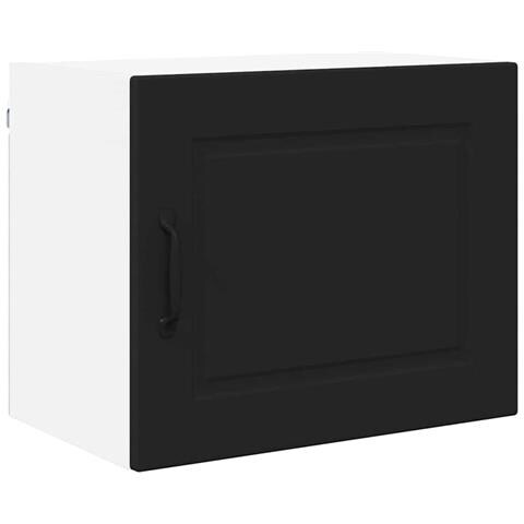 Pensile cucina con porta Nero 50 x 31 x 40 cm Legno multistrato - Foto 1