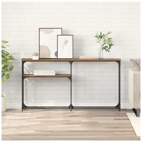 TavoloConsolle Legno vecchio 145x22.5x75cm Legno multistrato - Foto 2