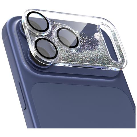 Protezione Obiettivo Fotocamera Pc Compatibile Con Iphone 17 Pro Max - Antigraffio, Protezione Da Cadute Silver - Foto 1