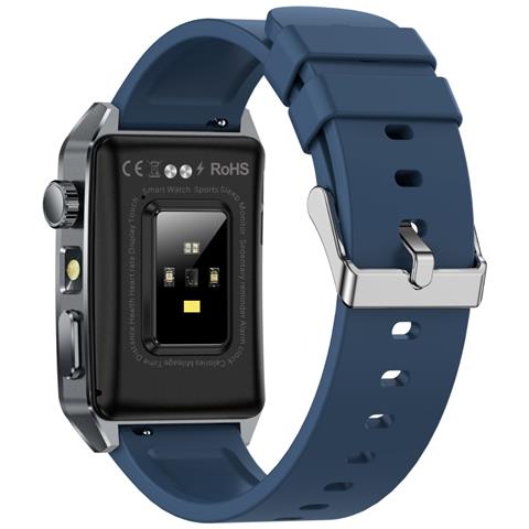 Smartwatch Con Monitoraggio Della Salute E Chiamate Bluetooth - Display Da 1.57"" Blue - Foto 1
