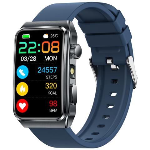 Smartwatch Con Monitoraggio Della Salute E Chiamate Bluetooth - Display Da 1.57"" Blue - Foto 2