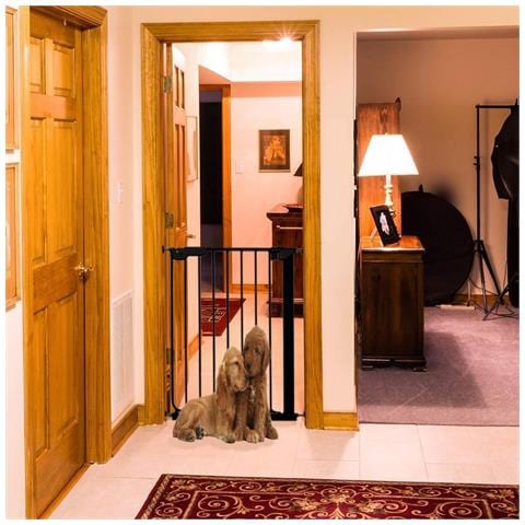 Bettacare Cancelletto Per Animali Domestici Super Stretto, 60,5cm - 66,5cm, Nero - Foto 2
