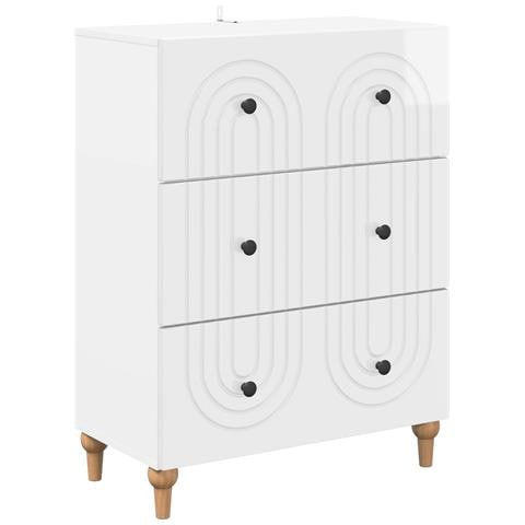 Mobile con Cassetti Bianco Lucido 66 x 34,5 x 90 cm - Foto 1