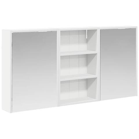 Set di Armadi da Bagno con lo scaffale 3 pcs 126 x 16 x 62.5 cm - Foto 1