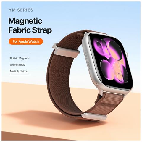Cinturino Orologio per Apple Watch - Marrone - Foto 4