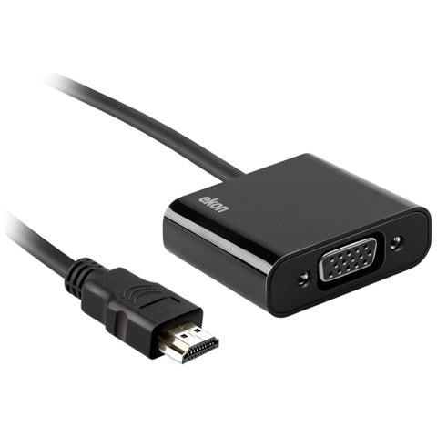 ECVADHDMIVGAMF cavo e adattatore video 0,1 m HDMI tipo A (Standard) VGA (D-Sub) Nero - Foto 1