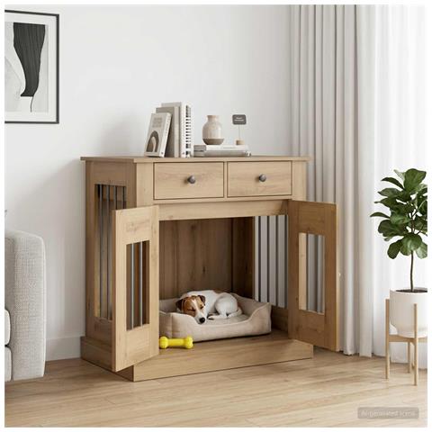 Mobile da cassa per cani Rovere Artigianale 80 x 47,5 x 80 cm - Foto 2