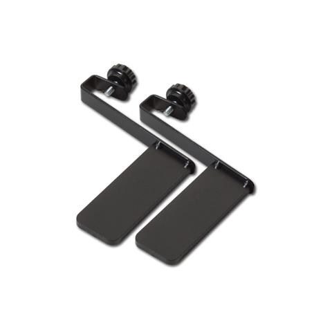 750mm Wide Partition Brackets Tool-less Mount Black . Ns - Foto 1