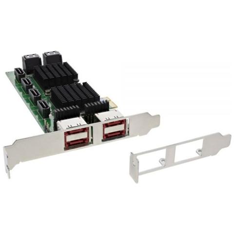 controller sata, 8x sata 6gb / s + 4x esata, scheda pcie 2.0 (pci-express). - Foto 1