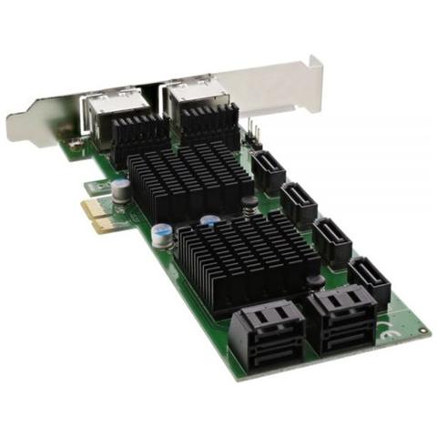 controller sata, 8x sata 6gb / s + 4x esata, scheda pcie 2.0 (pci-express). - Foto 2
