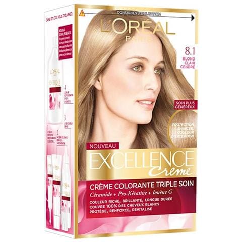 Excellence Creme Tinte 8,1 Rubio Claro Ceniza - Foto 2