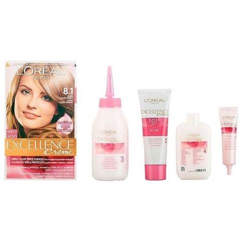 Excellence Creme Tinte 8,1 Rubio Claro Ceniza - Foto 3