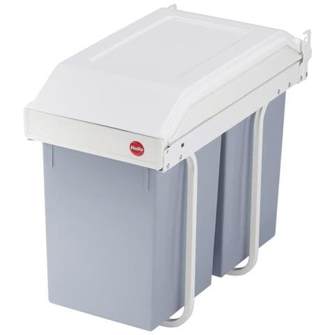 Pattumiera Da Dispensa Multi-box Duo Taglia L 2x14 L Crema 3659-001 - Foto 1