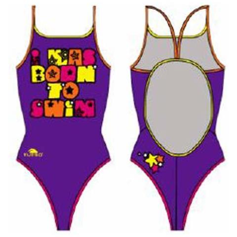 Costumi Da Bagno Turbo Born To Swim Thin Strap Costumi Donna Xl - Foto 1