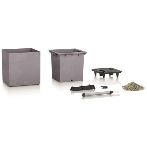 Fioriera Canto Color Square 40 All-in-one Grigia 13720 - Foto 9