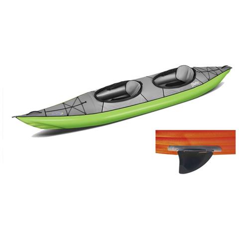 Canoa Gonfiabile Swing 2 Verde Con Pinna 043911-g (1c/11c) - Foto 4