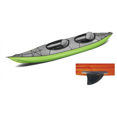 Canoa Gonfiabile Swing 2 Verde Con Pinna 043911-g (1c/11c) - Foto 2