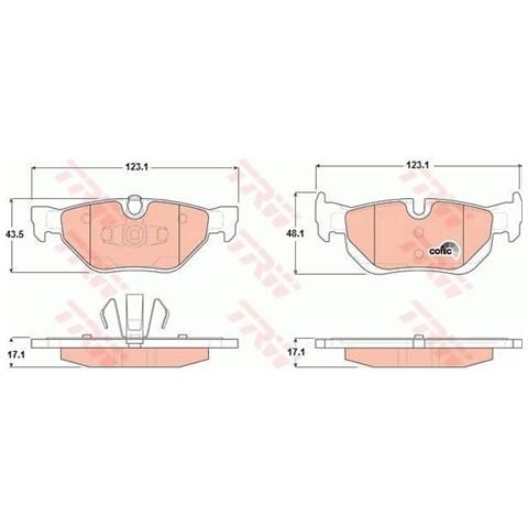 Kit Pastiglie Freno Gdb1626 - Foto 1