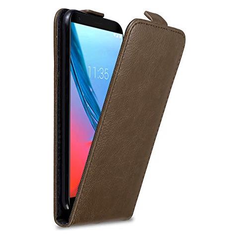 Custodia Compatibile Con Zte Blade V9 In Bruno Caffè - Coperchio Protettivo In Design Flip Con Chiusura Magnetica - Foto 1