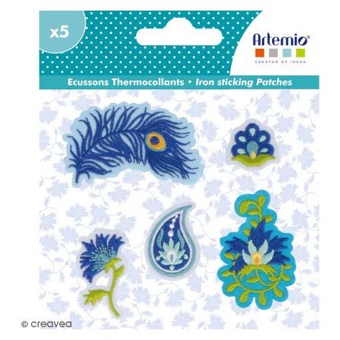 Toppe Termoadesive Blu - Pavone - Foto 1