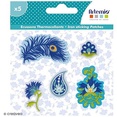 Toppe Termoadesive Blu - Pavone - Foto 2