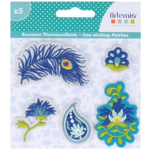 Toppe Termoadesive Blu - Pavone - Foto 3