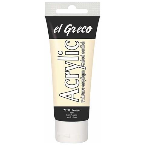 Colore Acrilico El Greco 75 Ml D'avorio - Foto 1