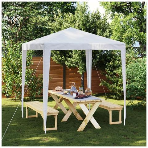 Tendone per Feste 2x2 m Bianco - Foto 2