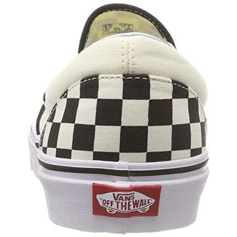 Vans U Classic Slip-on, Sneaker Unisex - Adulto, Bianco (nero / bianco / checker Bianco), 38.5 - Foto 2