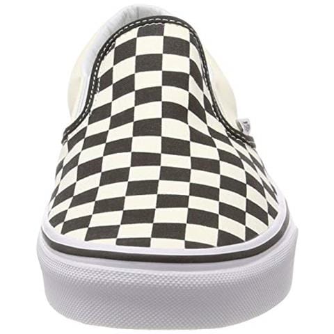 Vans U Classic Slip-on, Sneaker Unisex - Adulto, Bianco (nero / bianco / checker Bianco), 38.5 - Foto 5