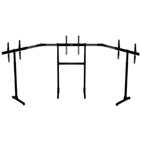 NLR-A010 Supporto da Pavimento per 3 Monitor 32" - 65" Portata Max 70 kg - Alluminio / Nero - Foto 1