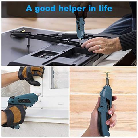 Cacciavite Elettrico Hanmatek Cordless Cacciaviti Ruotato Di 90 Gradi Con Batteria Ricaricabile E Led Per La Casa Fai Da Te - Foto 4