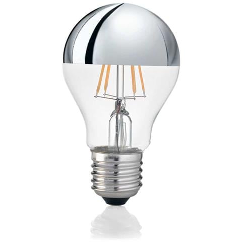 Lampadina E27 Goccia 08w 3000k Cri80 Cromo - 123882 - Foto 2