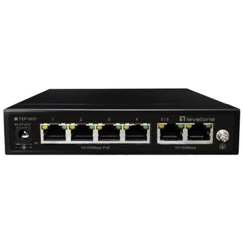 6-port Fast Ethernet Poe Switch - Foto 1